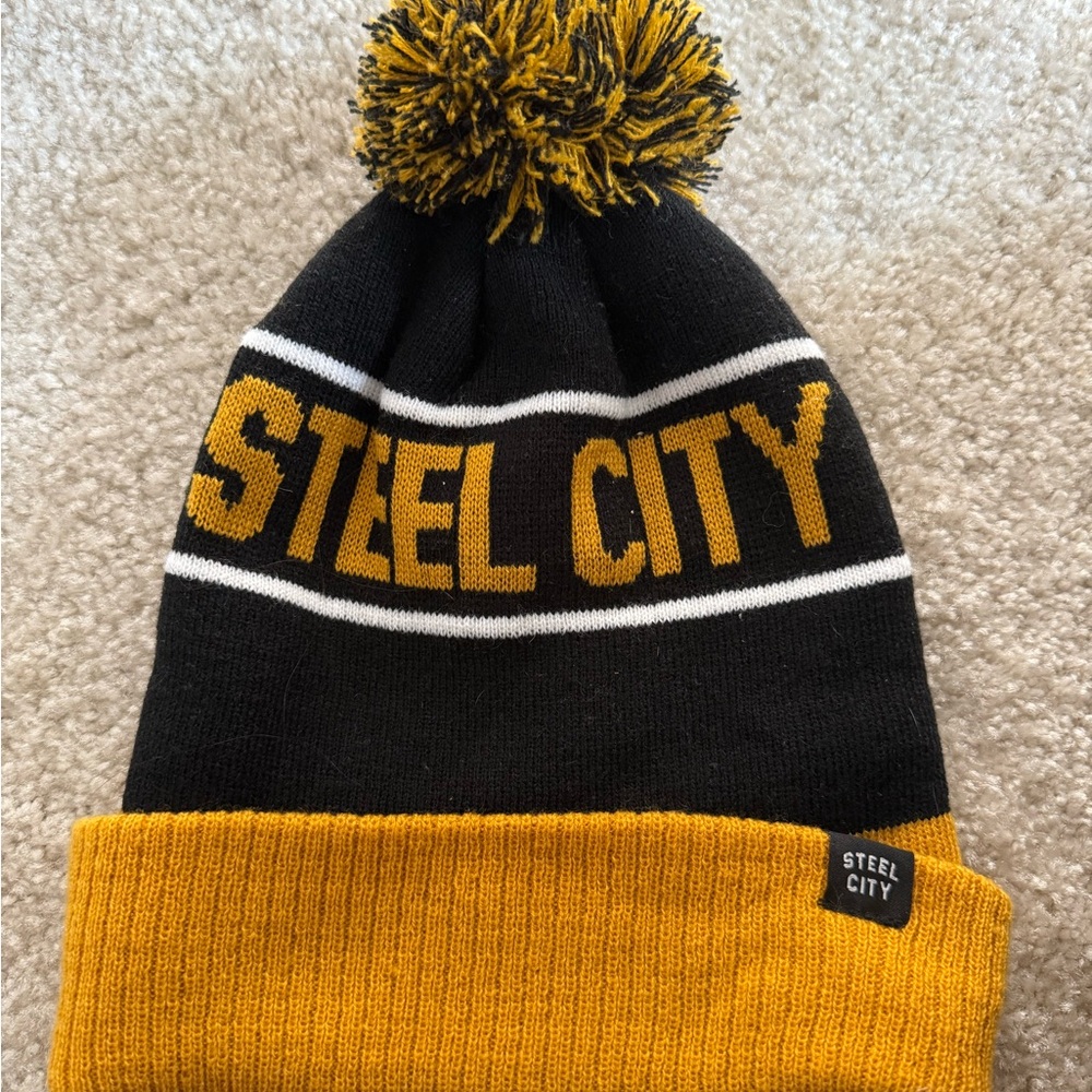 Pittsburgh Steel City winter hat